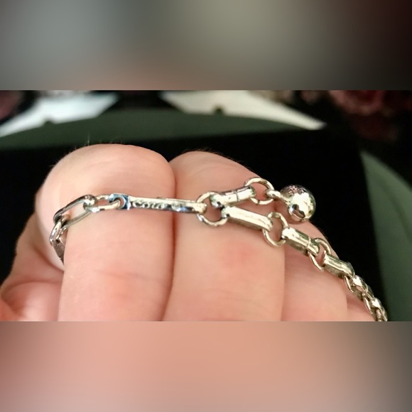 Vintage Coro Powder Blue And Silver Tone Hook Closure Choker Necklace 16.5” - Picture 8 of 11